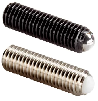 Ball-Ended Thrust Screws headless, round ball