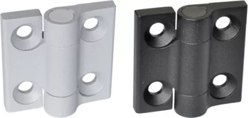 Hinges Zinc die-cast, with spring return