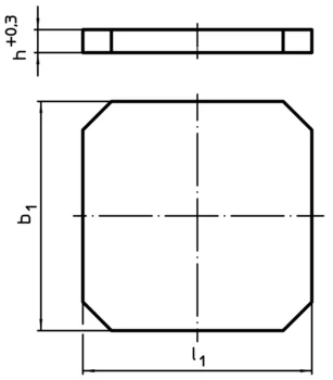                                             Base Plates semi-finished
 IM0000735 Zeichnung
