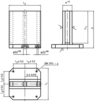                                             Clamping Angles welded, semi-finished
 IM0000738 Zeichnung
