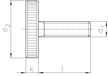                                             Flat Knurled Thumb Screws DIN 653
 IM0001795 Zeichnung
