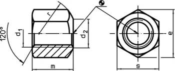                                             Fixture Nuts DIN 6330 (height 1,5 d)
 IM0002528 Zeichnung
