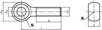                                             Swing Bolts DIN 444, form B
 IM0002544 Zeichnung
