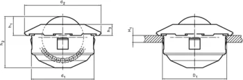                                             Ball Casters with mounting elements
 IM0002557 Zeichnung
