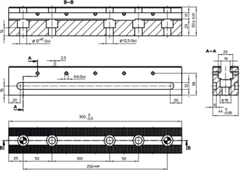                                             Clamping Bars length 300
 IM0006591 Zeichnung
