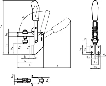                                             Vertical Toggle Clamps with angle base
 IM0009330 Zeichnung
