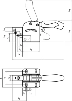                                             Combination Clamps with horizontal base
 IM0009340 Zeichnung
