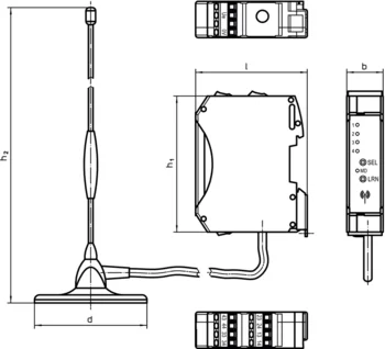                                             Radio Receivers for retrieval unit
 IM0009567 Zeichnung
