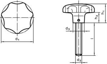                                             Star Grip Screws similar to DIN 6336, stainless steel
 IM0013382 Zeichnung
