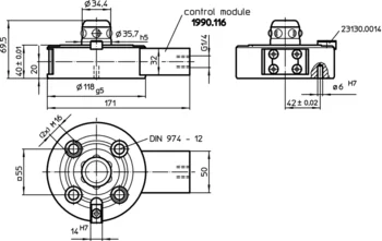                                             Connecting Elements modular, hydraulically operated, protected against twisting
 IM0000628 Zeichnung en
