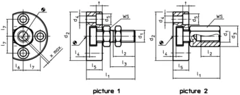                                             Quick Plug Couplings with radial offset compensation and screwed flange
 IM0000877 Zeichnung en
