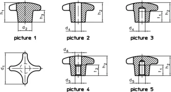                                             Palm Grips DIN 6335 stainless steel, die-cast
 IM0001109 Zeichnung en
