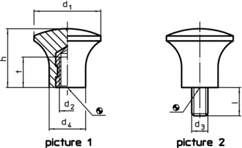                                 Mushroom-Type Knobs
 IM0001205 Zeichnung en
