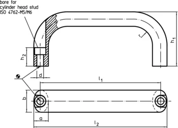                                             U-Handles front mounting
 IM0001445 Zeichnung en
