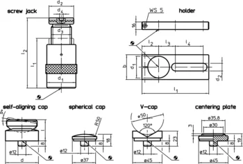                                 Screw Jacks
 IM0001493 Zeichnung en
