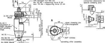                                             Floating Clamps combined clamping and locking M 16
 IM0001863 Zeichnung en
