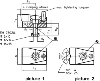                                             Down-Hold Clamps without clamping lever
 IM0002031 Zeichnung en
