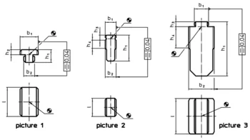                                             Loose Slot Tenons DIN 6323
 IM0002127 Zeichnung en
