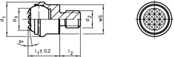                                             Self-Aligning Pads with hard metal ball, ribbed
 IM0002355 Zeichnung en
