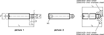                                             Grub Screws DIN 6332 with thrust point
 IM0002777 Zeichnung en
