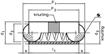                                             Spring Plungers double-sided
 IM0003329 Zeichnung en
