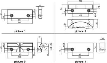                                             Standard Jaws for vices
 IM0005585 Zeichnung en
