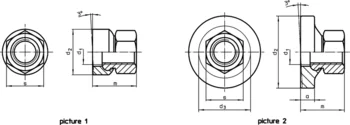                                 Collar Nuts with Conical Seat
 IM0007163 Zeichnung en
