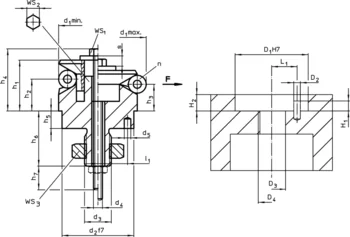                                             Centering Clamping Elements with clamping balls, operation from the bottom
 IM0007800 Zeichnung en
