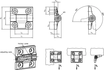                                             Hinges with adjustable friction resistance
 IM0009687 Zeichnung en
