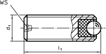                                             Ball Casters screwable, plain bearing
 IM0010046 Zeichnung en
