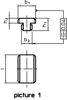                                             Loose Slot Tenons DIN 6323
 IM0010316 Zeichnung en
