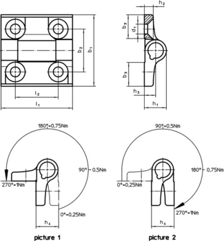                                             Hinges Zinc die-cast, with spring return
 IM0013438 Zeichnung en
