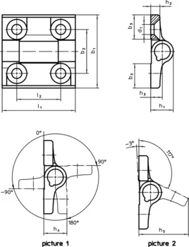                                             Hinges Zinc die-cast, with indexing positions
 IM0013439 Zeichnung en
