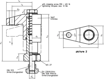                                             Down-Thrust Clamps swivelling, size 32
 IM0015430 Zeichnung en
